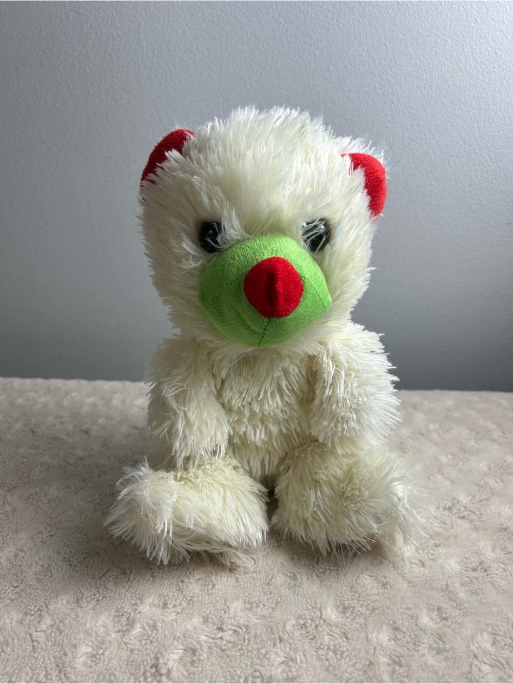 A&A Global Industries Teddy Bear Plush Stuffed Animal Toy Green Red White